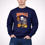 Jack Skellington Bengals Halloween Cincinnati Football Pumpkins 3 Sweatshirt