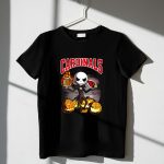 Jack Skellington Cardinals Halloween Arizona Pumpkin Football 1 T Shirt
