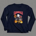 Jack Skellington Cardinals Halloween Arizona Pumpkin Football 6 Long Sleeves