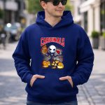 Jack Skellington Cardinals Halloween Arizona Pumpkin Football 8 Hoodie