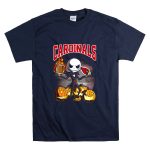 Jack Skellington Cardinals Halloween Arizona Pumpkin Football T Shirt 7