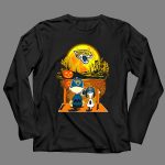 Jacksonville Jaguars Halloween Snoopy Charlie Brown Pumpkin Moon 4 Long Sleeves