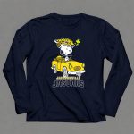 Jacksonville Jaguars Snoopy Driving Car with Woodstock 6 Long Sleeves