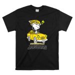 Jacksonville Jaguars Snoopy Driving Car with Woodstock T Shirt 6