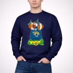 Jacksonville Jaguars Snoopy Halloween Witch Pumpkin Football House 3 Sweatshirt