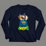 Jacksonville Jaguars Snoopy Halloween Witch Pumpkin Football House 6 Long Sleeves