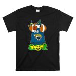 Jacksonville Jaguars Snoopy Halloween Witch Pumpkin Football House T Shirt 6