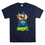 Jacksonville Jaguars Snoopy Halloween Witch Pumpkin Football House T Shirt 7