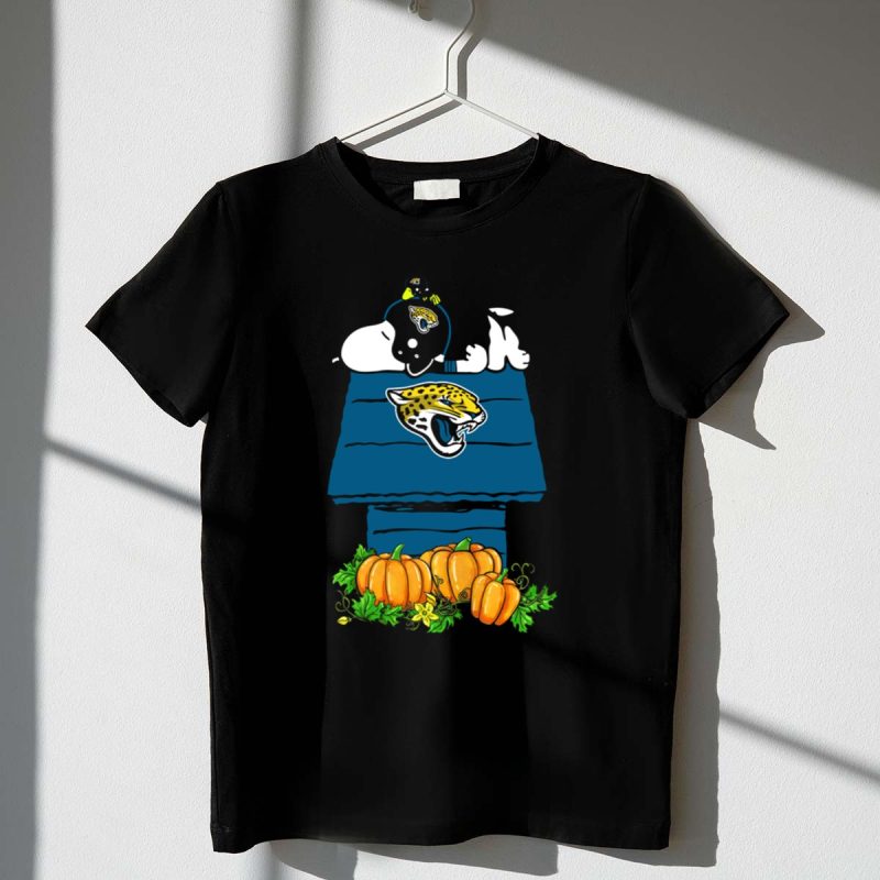 Jacksonville Jaguars Snoopy Pumpkin Halloween Peanuts Nfl Football 1 T Shirt