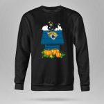 Jacksonville Jaguars Snoopy Pumpkin Halloween Peanuts NFL Football 9 Sweatshirt