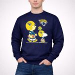 Jacksonville Jaguars Snoopy and Peanuts Football 3 Sweatshirt