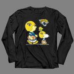 Jacksonville Jaguars Snoopy and Peanuts Football 4 Long Sleeves