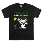 Jazz Make Me Drink Snoopy Utah Jazz Basketball Fans T Shirt 6