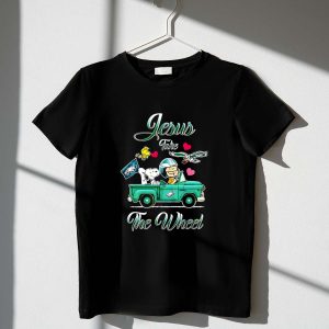 Jesus Take The Wheel Philadelphia Eagles Snoopy Go By Car Shirt