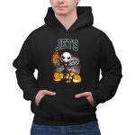 Jets Halloween Jack Skellington New York Football Pumpkins 2 Hoodie