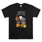 Jets Halloween Jack Skellington New York Football Pumpkins T Shirt 6