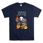 Jets Halloween Jack Skellington New York Football Pumpkins T Shirt 7