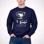 Jets Snoopy Woodstock Driving Car NY 3 Sweatshirt