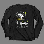 Jets Snoopy Woodstock Driving Car NY 4 Long Sleeves