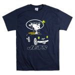 Jets Snoopy Woodstock Driving Car NY T Shirt 7