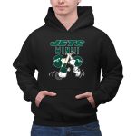 Jets Win Snoopy And Charlie Brown High Five Celebration 2 Hoodie