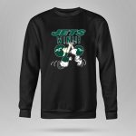 Jets Win Snoopy And Charlie Brown High Five Celebration 9 Sweatshirt