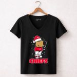 Just A Chill Guy Chill With Kansas City Chiefs Christmas 7 Womens V Neck
