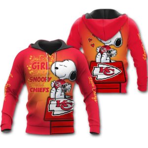 Just A Girl Who Love Snoopy And Chiefs All Over Print Hoodie 1.jpg