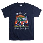 Just A Girl Who Loves Fall And Gators T Shirt 7.jpg