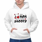 Just A Mom Who Love Snoopy Mothers Day 2 Hoodie