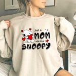 Just A Mom Who Love Snoopy Mothers Day 3 Sweatshirt