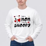 Just A Mom Who Love Snoopy Mothers Day 4 Long Sleeves