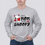 Just A Mom Who Love Snoopy Mothers Day 6 Long Sleeves