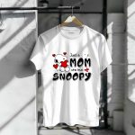 Just A Mom Who Love Snoopy Mothers Day T Shirt 6