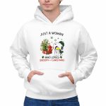 Just A Woman Who Loves Snoopy Hug Woodstock And Christmas 2 Hoodie 1.jpg
