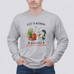 Just A Woman Who Loves Snoopy Hug Woodstock And Christmas 6 Long Sleeves 1.jpg