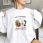 Just A Woman Who Loves Snoopy Hug Woodstock And Christmas 9 Sweatshirt 1.jpg