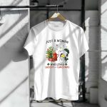 Just A Woman Who Loves Snoopy Hug Woodstock And Christmas T Shirt 6 1.jpg