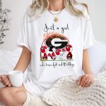 Just a Girl Who Loves Fall and Bulldogs Georgia Snoopy Football 1 T Shirt.jpg