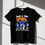Just a Girl Who Loves Fall and Dallas Cowboys Peanuts Snoopy 1 T Shirt