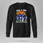 Just a Girl Who Loves Fall and Dallas Cowboys Peanuts Snoopy 9 Sweatshirt