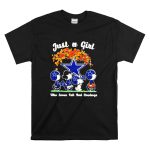 Just a Girl Who Loves Fall and Dallas Cowboys Peanuts Snoopy T Shirt 6