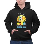 Just a Girl Who Loves Halloween and Philadelphia Eagles Snoopy 2 Hoodie