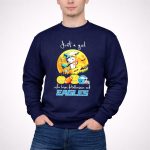 Just a Girl Who Loves Halloween and Philadelphia Eagles Snoopy 3 Sweatshirt