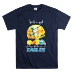 Just a Girl Who Loves Halloween and Philadelphia Eagles Snoopy T Shirt 7