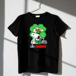 KC Chiefs St Patricks Day LIV Snoopy Shamrock 1 T Shirt