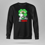 KC Chiefs St Patricks Day LIV Snoopy Shamrock 9 Sweatshirt