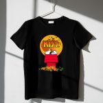 KISS Snoopy Halloween Pumpkin Moon Scene 1 T Shirt.jpg