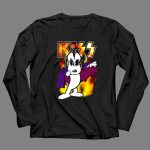 KISS Snoopy Peanuts Mashup with Flames and Comic 4 Long Sleeves.jpg