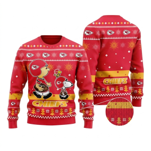 Kansas City Chiefs Funny Charlie Brown Peanuts Snoopy Ugly Sweater 1.png